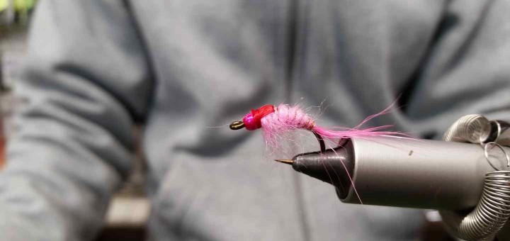 Friday Night Flies - Pink Salmon Hare's Ear Nymph