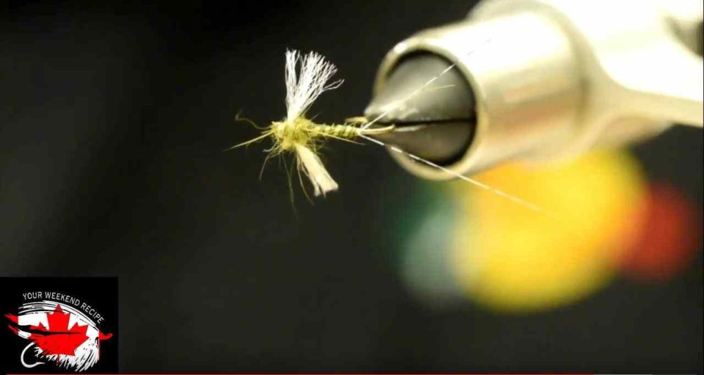 Friday Night Flies - Olive Poly Wing Spinner