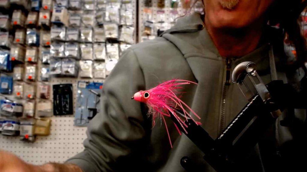Friday Night Flies - PINK SQUID FLY ( aka the hoochie fly)