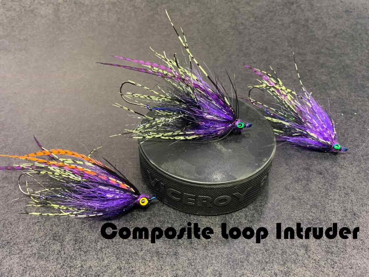 thumbnail image 2 of Planet Fly Fishing Purple Guide Intruder Steelhead Streamers – Size 4, 3-Pack 2 of 5